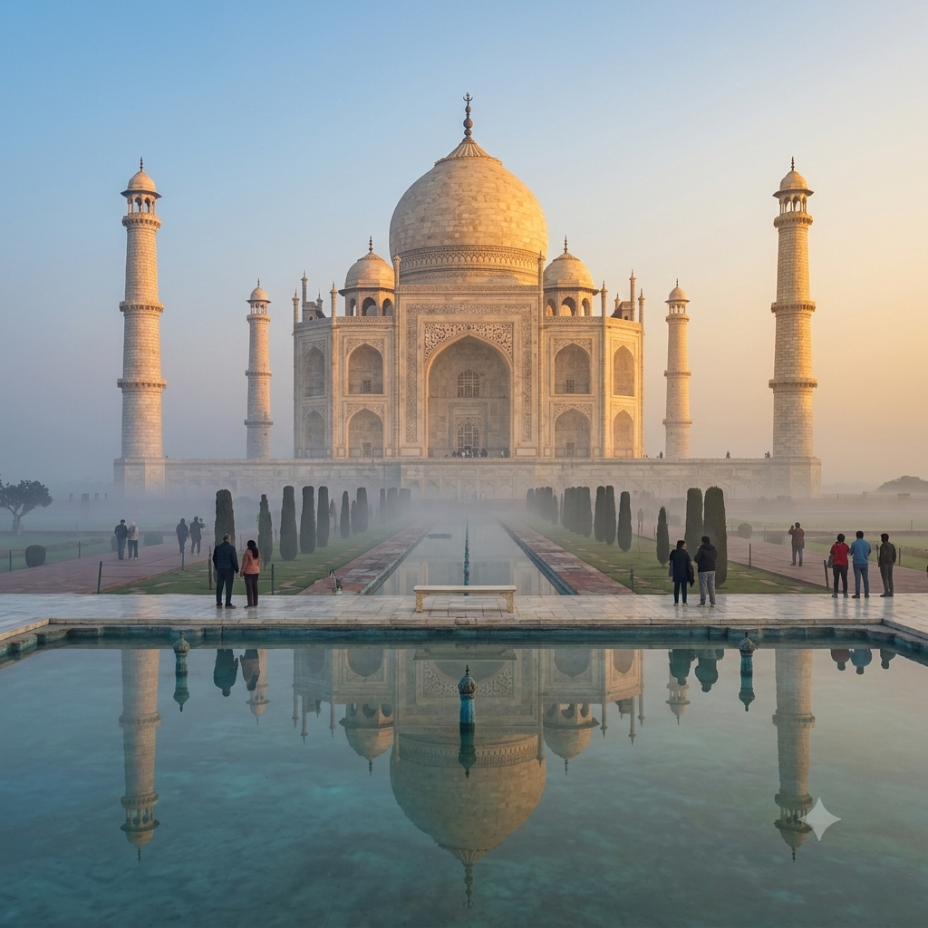 Tajmahal sunrise tour with car and guide